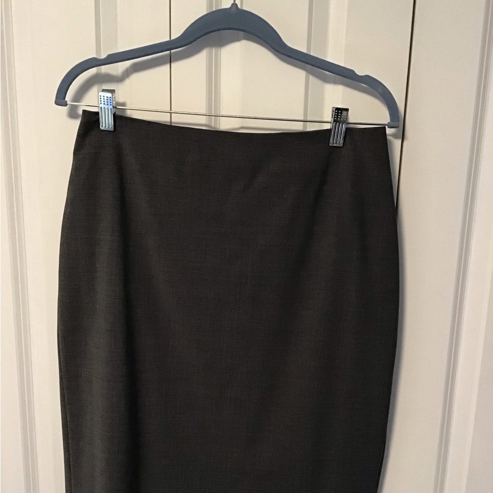 Talbots grey pencil skirt